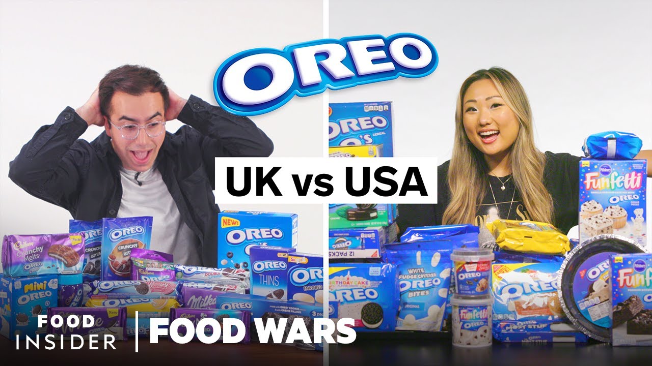 Us Vs Uk Oreos : Food Wars