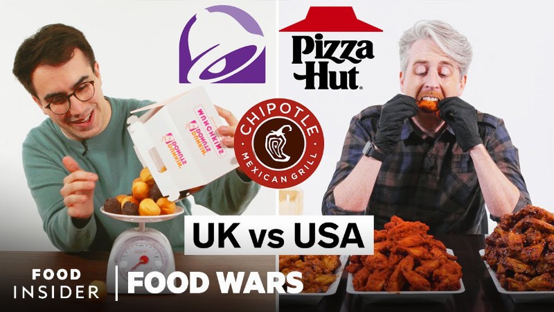 Us Vs Uk Portion Size Differences (taco Bell Pizza Hut Chipotle And More) : Food Wars
