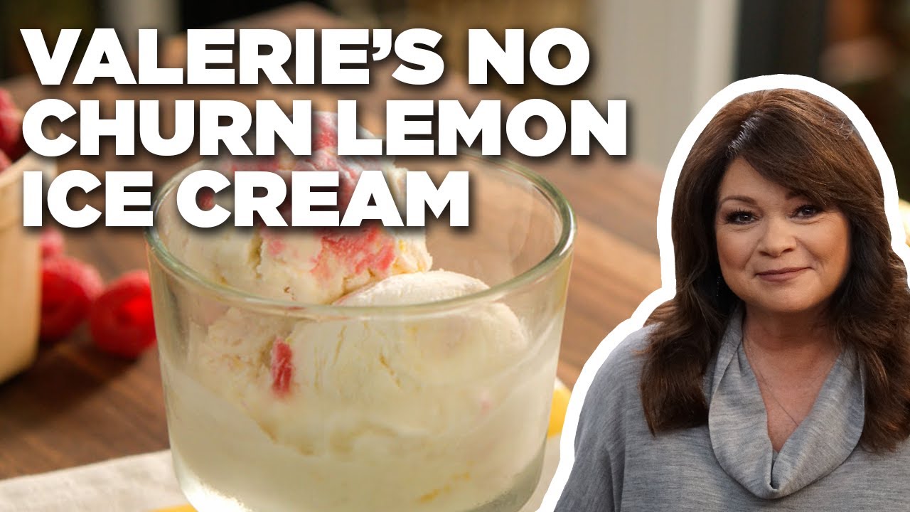 image 0 Valerie Bertinelli's No Churn Lemon Ice Cream : Valerie's Home Cooking : Food Network