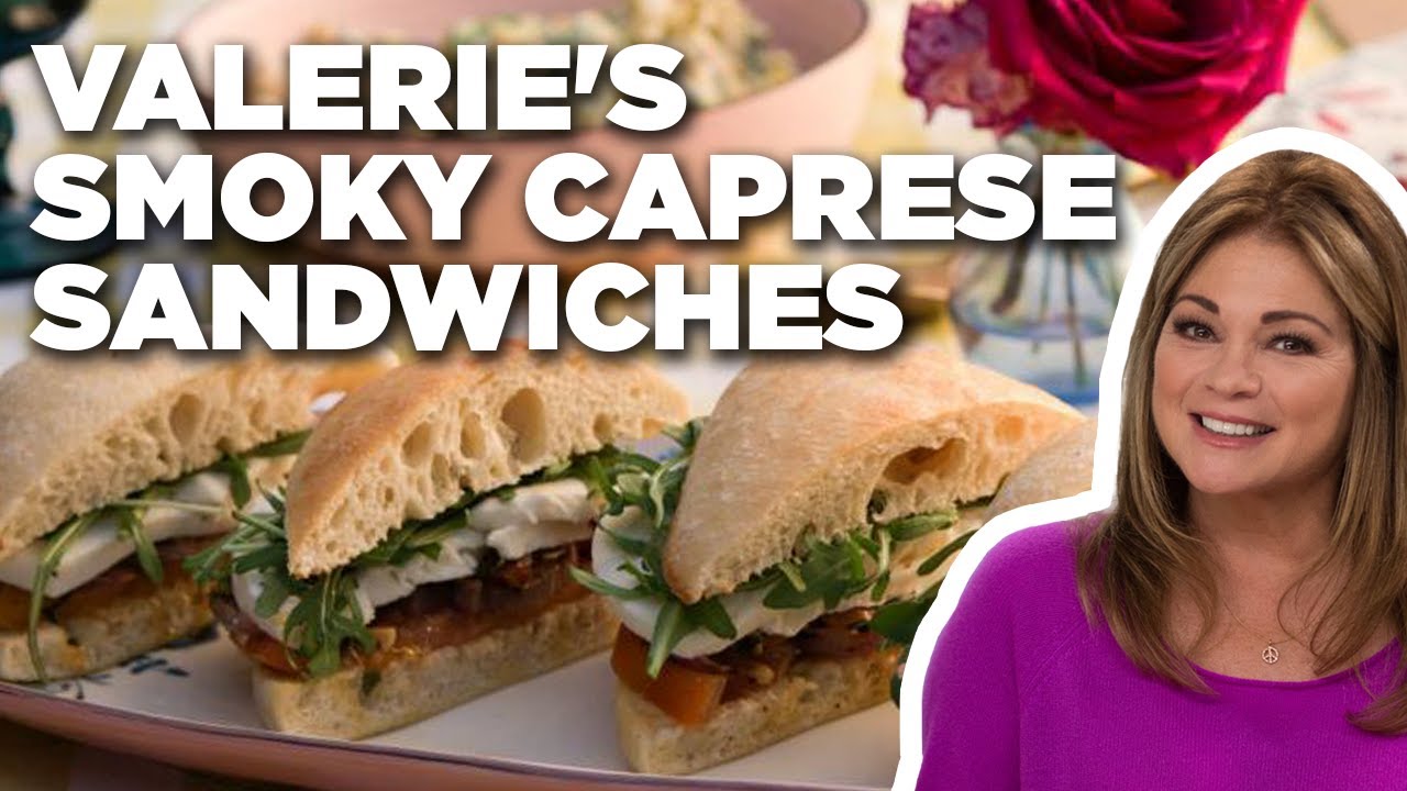 image 0 Valerie Bertinelli's Smoky Caprese Sandwiches : Valerie's Home Cooking : Food Network