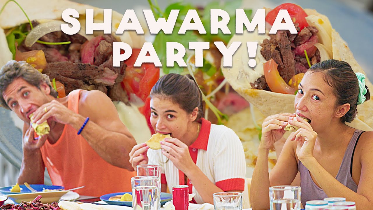 image 0 We Had A Shawarma Party With Anne Solenn Nico And Erwan